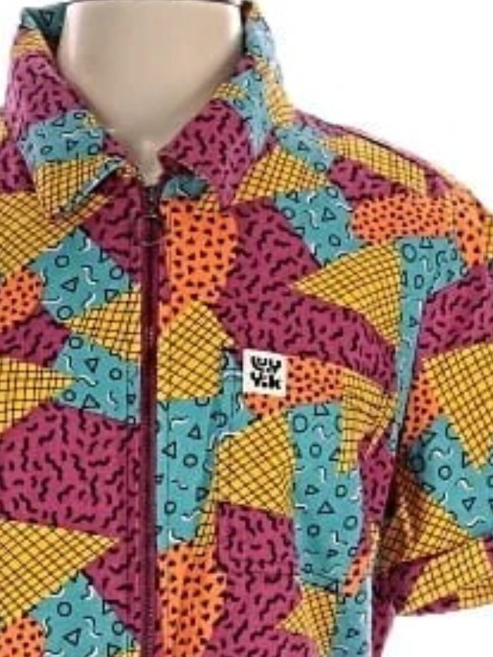Lucy & Yak Ragan Jumpsuit Memphis Print UK 14/US 10 NWT Sold Out Organic Cotto - Picture 5 of 7